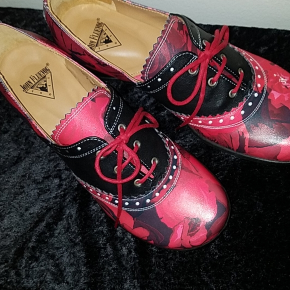 John Fluevog Erika Fellowship Saddle Shoe - Picture 1 of 5